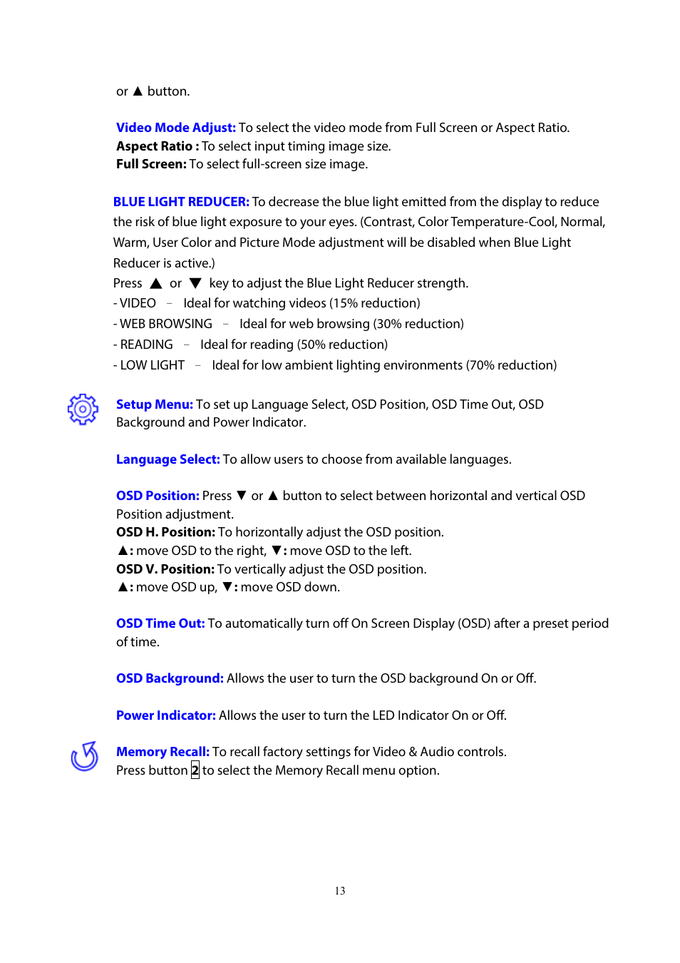 Planar Systems PXL2230MW 21.5" 16:9 Touchscreen LCD Monitor User Manual | Page 15 / 21