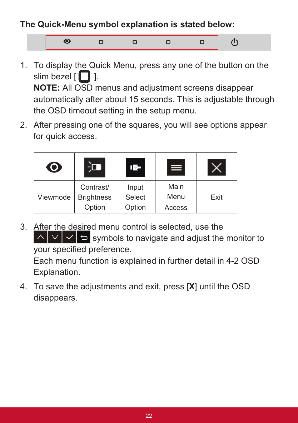 VIEWSONIC VG2455 24" 16:9 IPS Monitor User Manual | Page 26 / 74