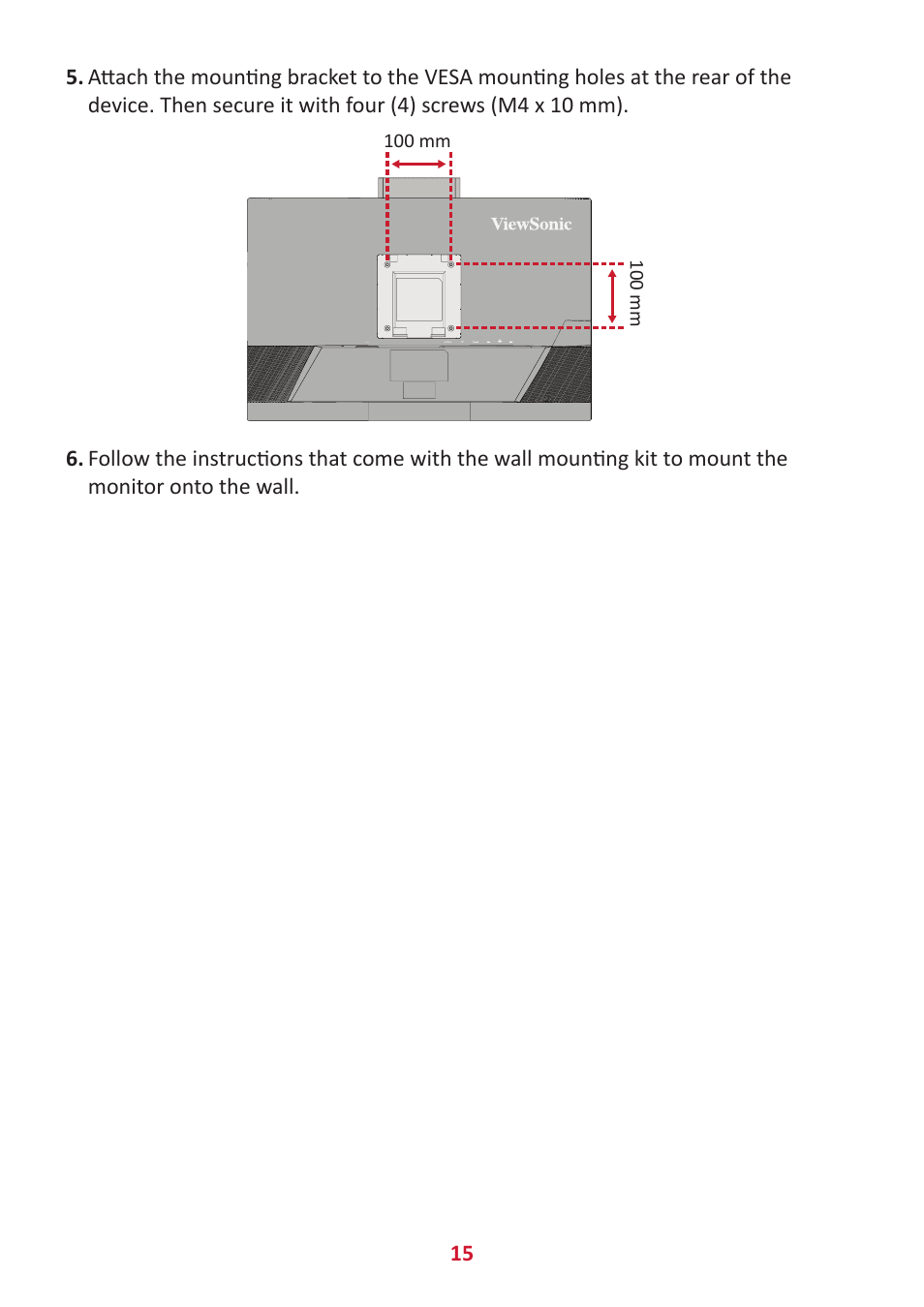 VIEWSONIC VG2456V 23.8" Conferencing Monitor User Manual | Page 15 / 73