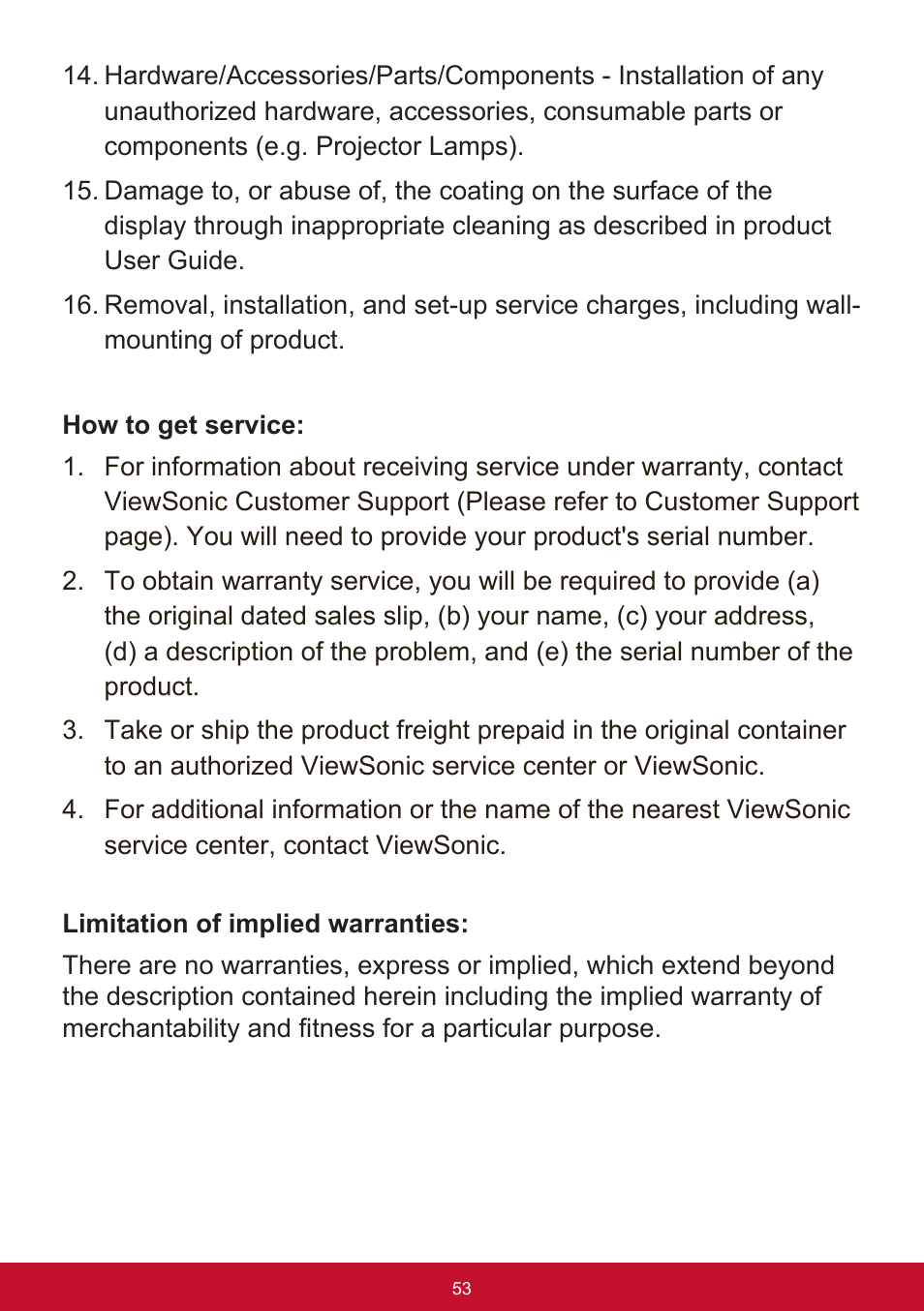 VIEWSONIC XG2560 25" 16:9 LCD Gaming Monitor User Manual | Page 57 / 65