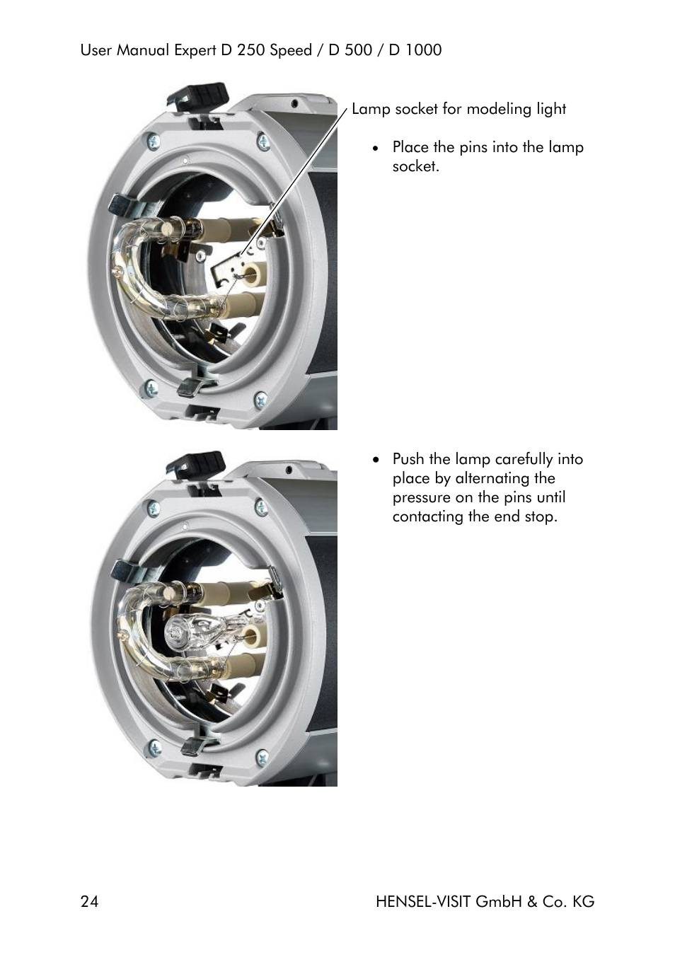 Hensel Expert D 250 SPEED Monolight User Manual | Page 24 / 96