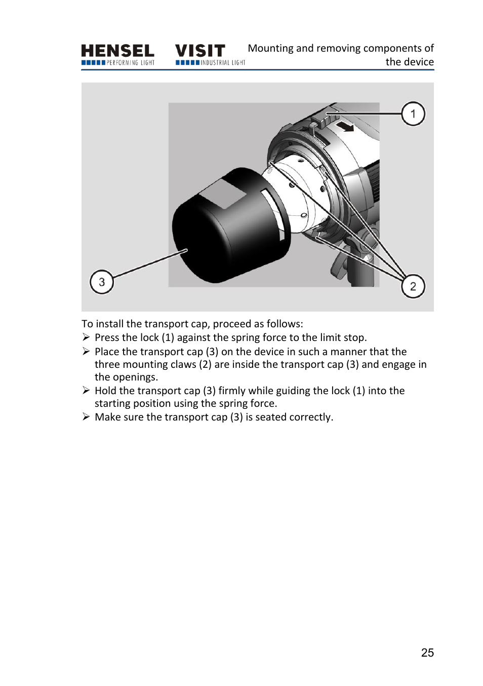 Hensel Certo 400 Monolight User Manual | Page 25 / 56