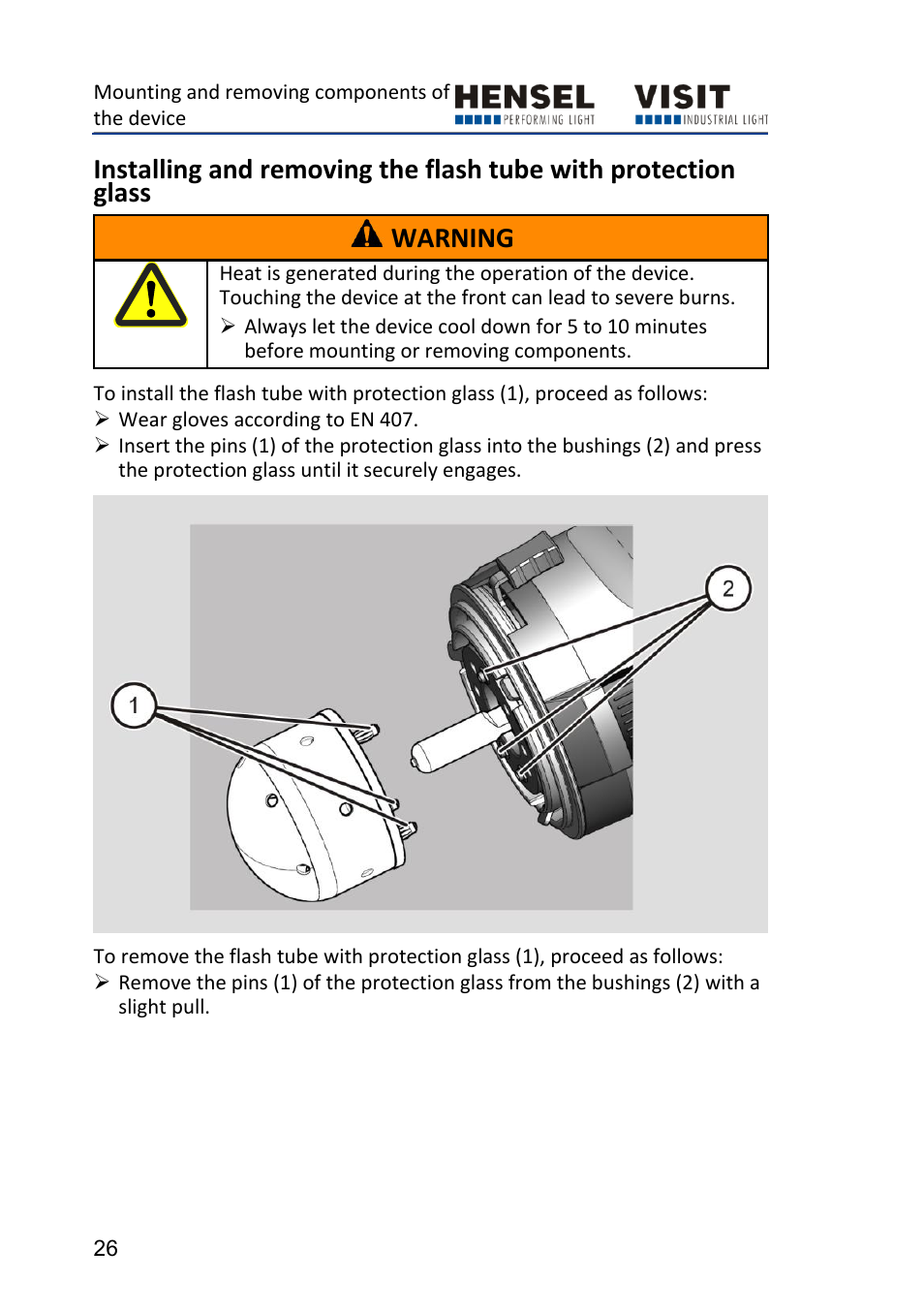 Ge 26) | Hensel Certo 400 Monolight User Manual | Page 26 / 56