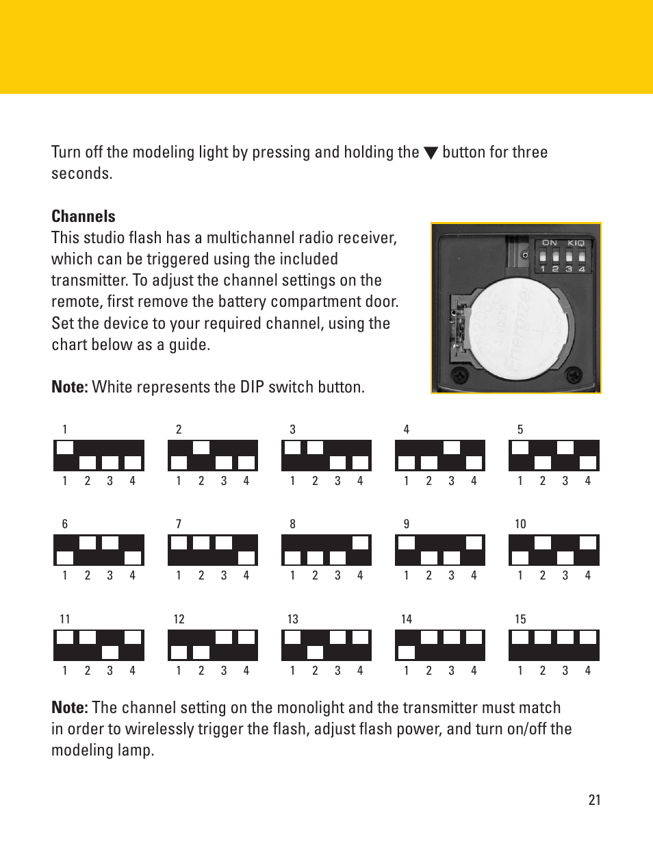 Impact VC-500WLN-II 500Ws Digital Monolight User Manual | Page 21 / 28