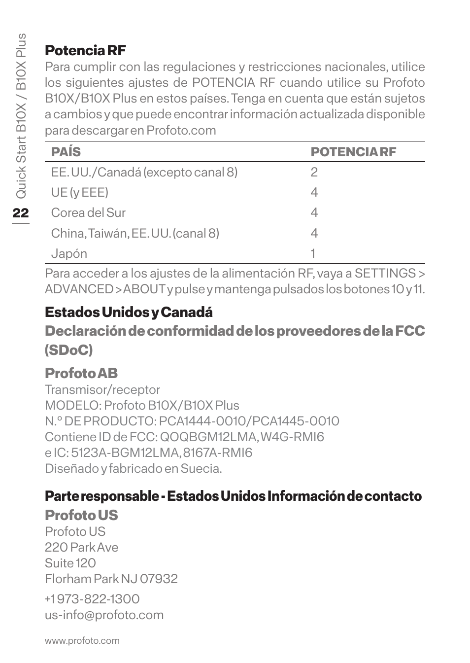 Profoto B10X OCF Flash Duo Kit User Manual | Page 22 / 80