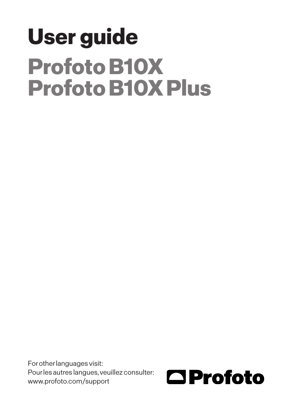 Profoto B10X OCF Flash Duo Kit User Manual | 40 pages
