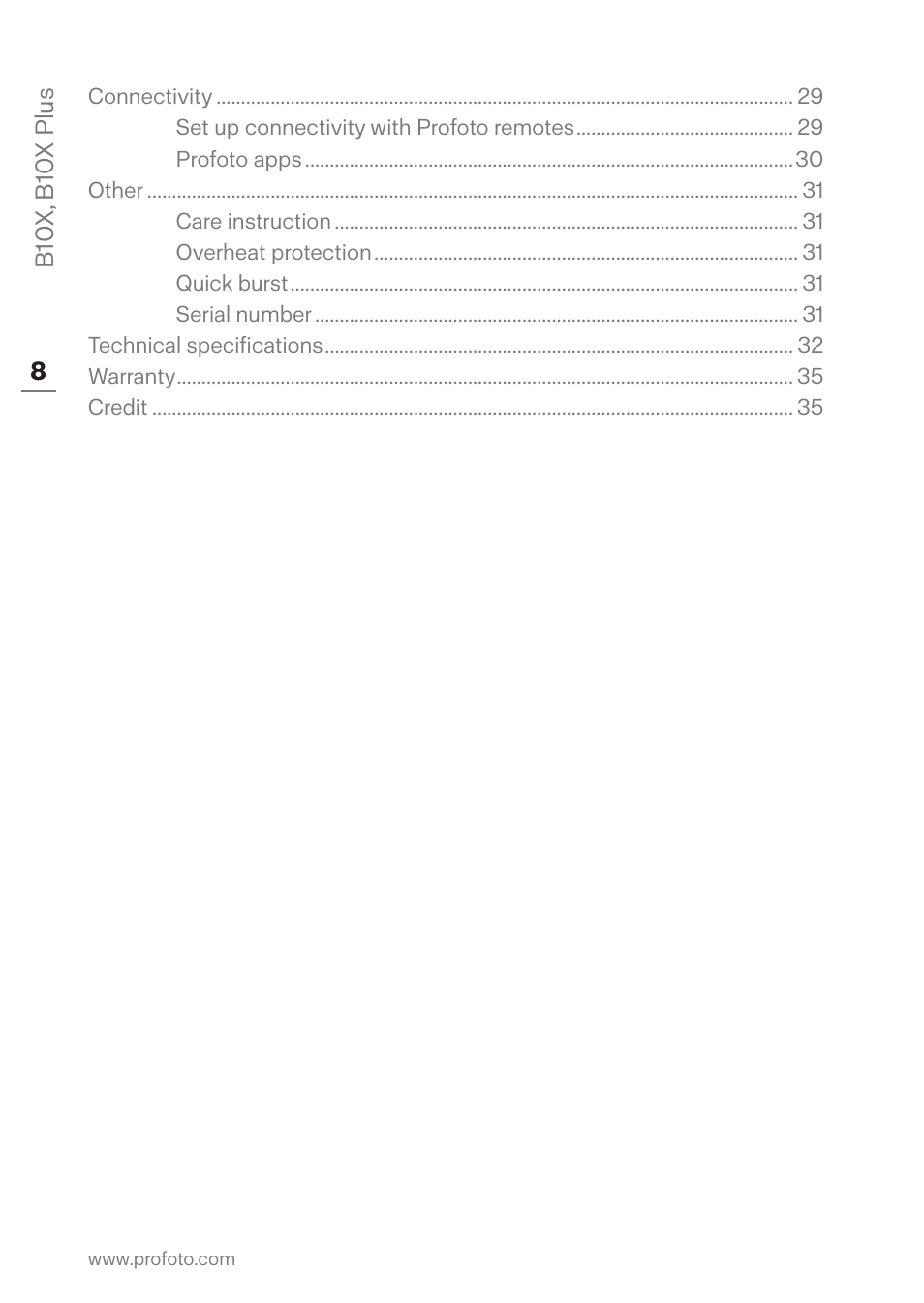 Profoto B10X OCF Flash Duo Kit User Manual | Page 8 / 40
