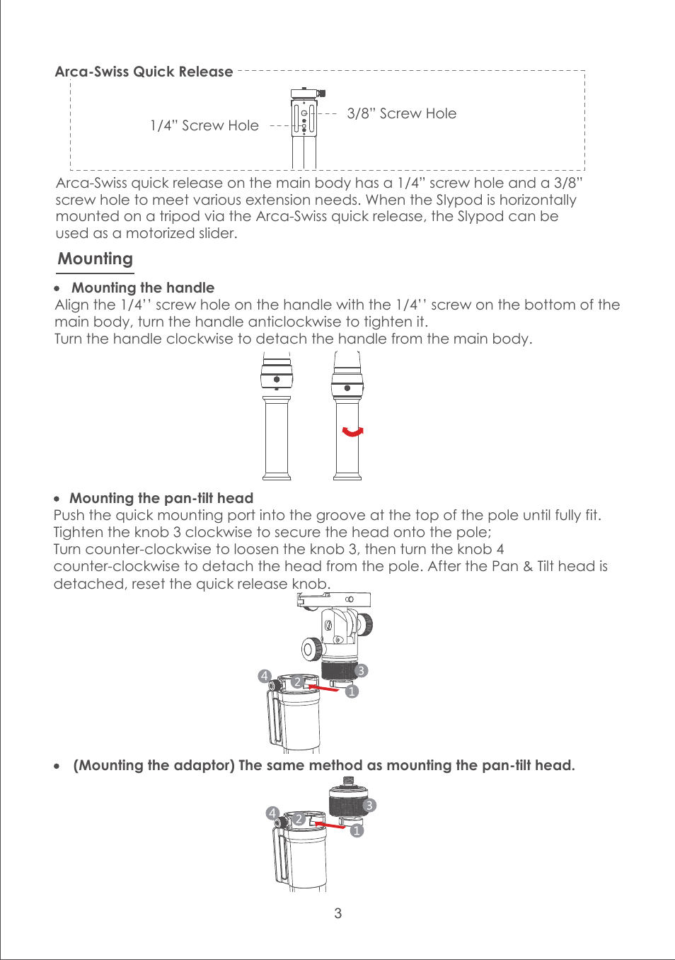 Moza Slypod User Manual | Page 5 / 14