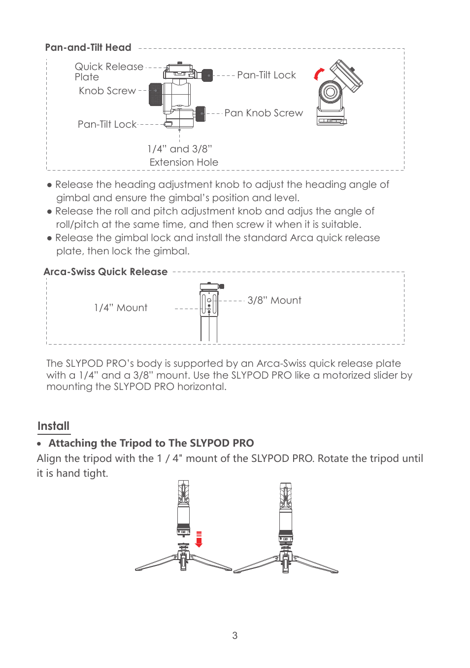 Moza Slypod Pro Master Kit User Manual | Page 4 / 26