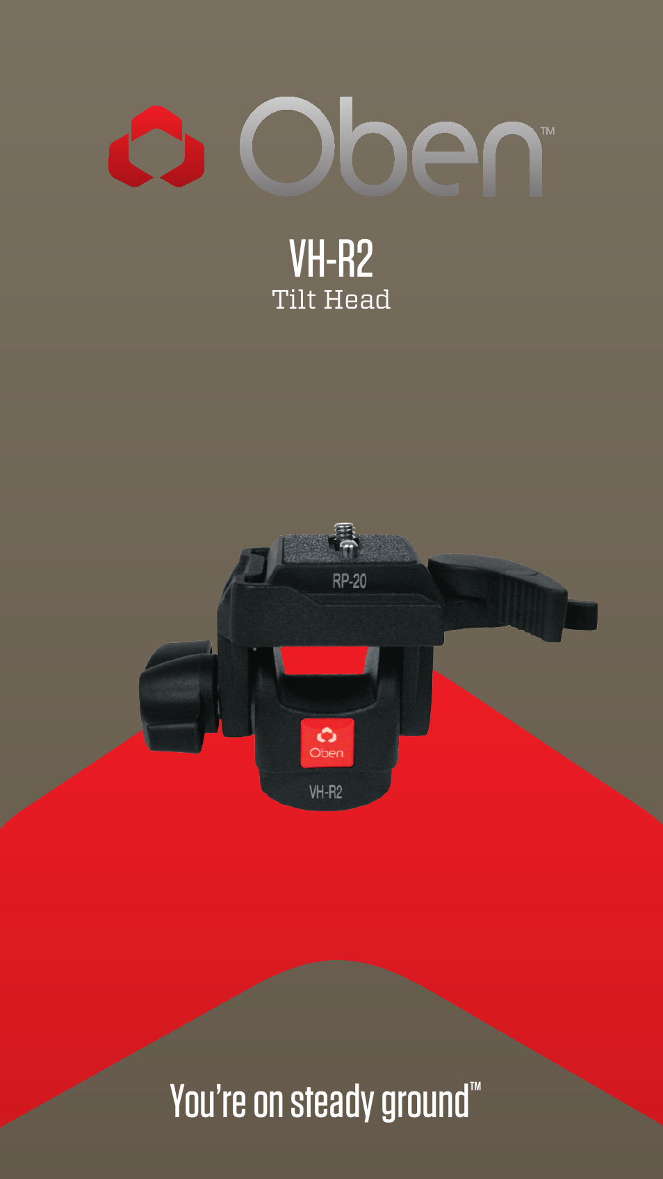 Oben VH-R2 Tilt Head for Monopods User Manual | 8 pages