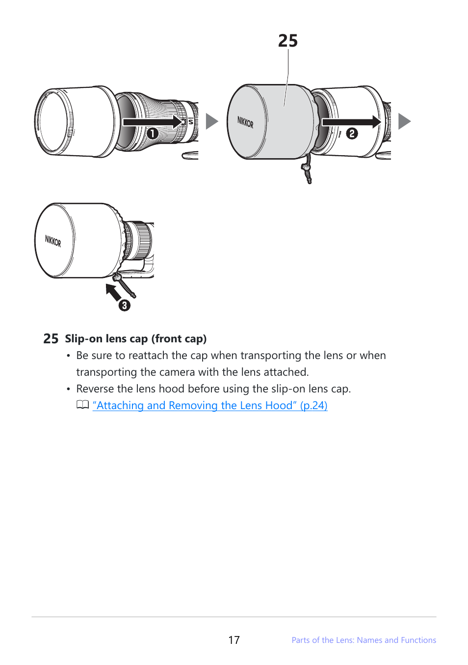 Nikon NIKKOR Z 800mm f/6.3 VR S Lens User Manual | Page 17 / 48