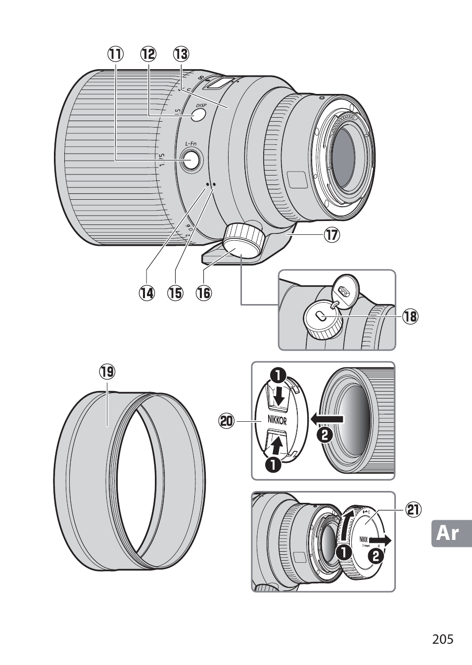 Nikon NIKKOR Z 58mm f/0.95 S Noct Lens (Refurbished by USA) User Manual | Page 205 / 213
