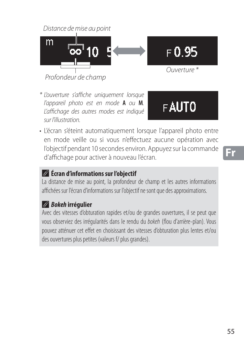 Nikon NIKKOR Z 58mm f/0.95 S Noct Lens (Refurbished by USA) User Manual | Page 55 / 213