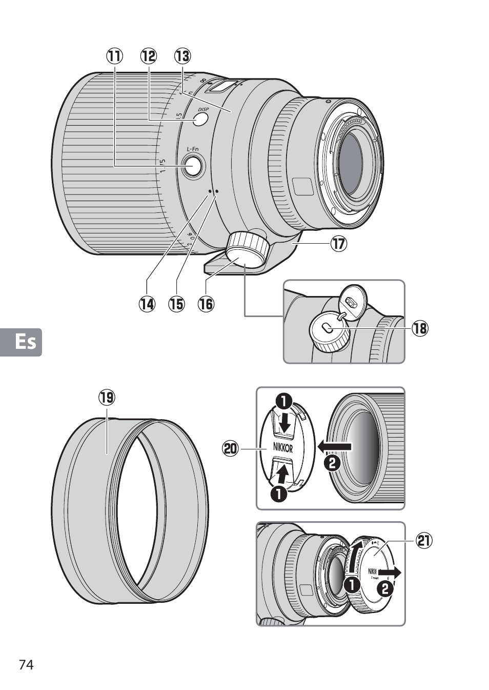 Nikon NIKKOR Z 58mm f/0.95 S Noct Lens (Refurbished by USA) User Manual | Page 74 / 213