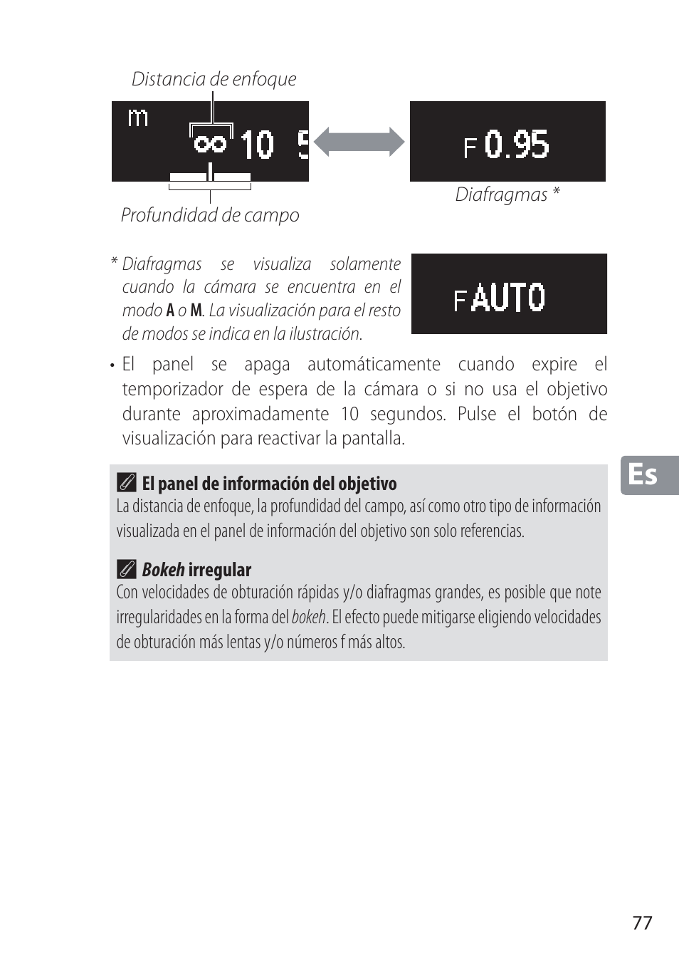 Nikon NIKKOR Z 58mm f/0.95 S Noct Lens (Refurbished by USA) User Manual | Page 77 / 213