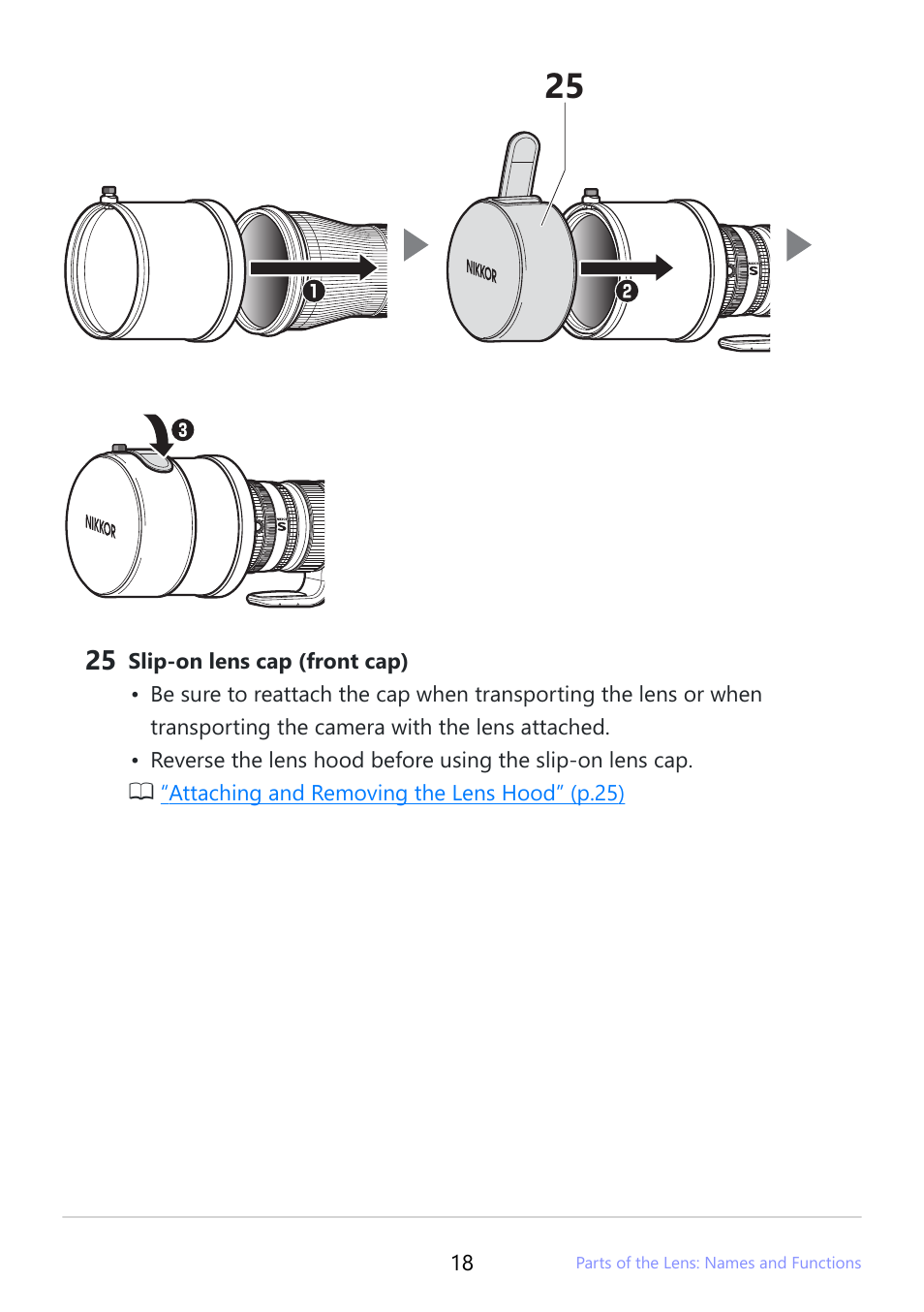 Nikon NIKKOR Z 600mm f/4 TC VR S Lens (Z) User Manual | Page 18 / 54