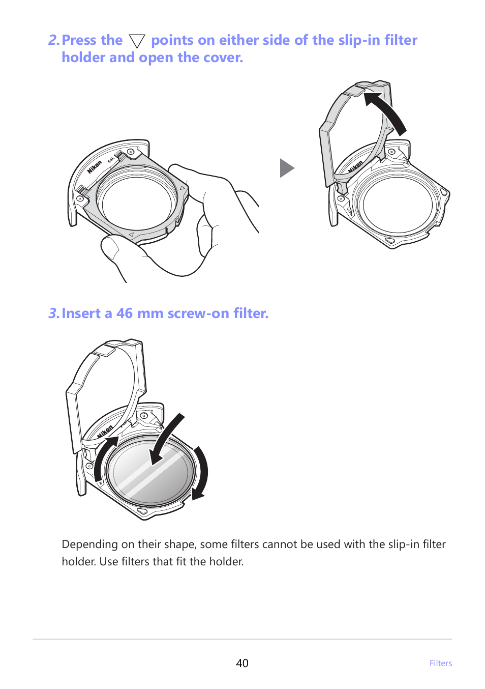 Nikon NIKKOR Z 600mm f/4 TC VR S Lens (Z) User Manual | Page 40 / 54