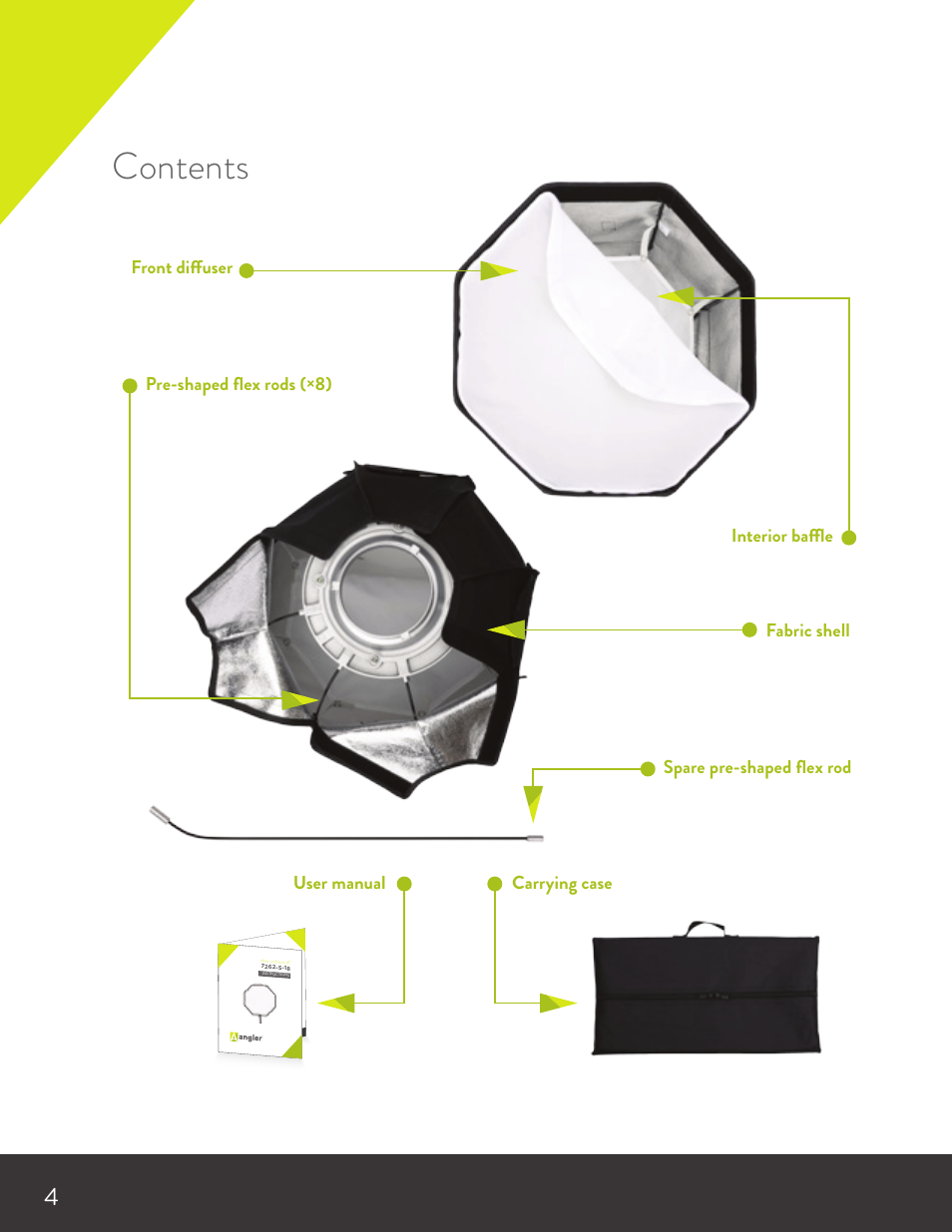 Angler Silverbox Softbox (18") User Manual | Page 4 / 12