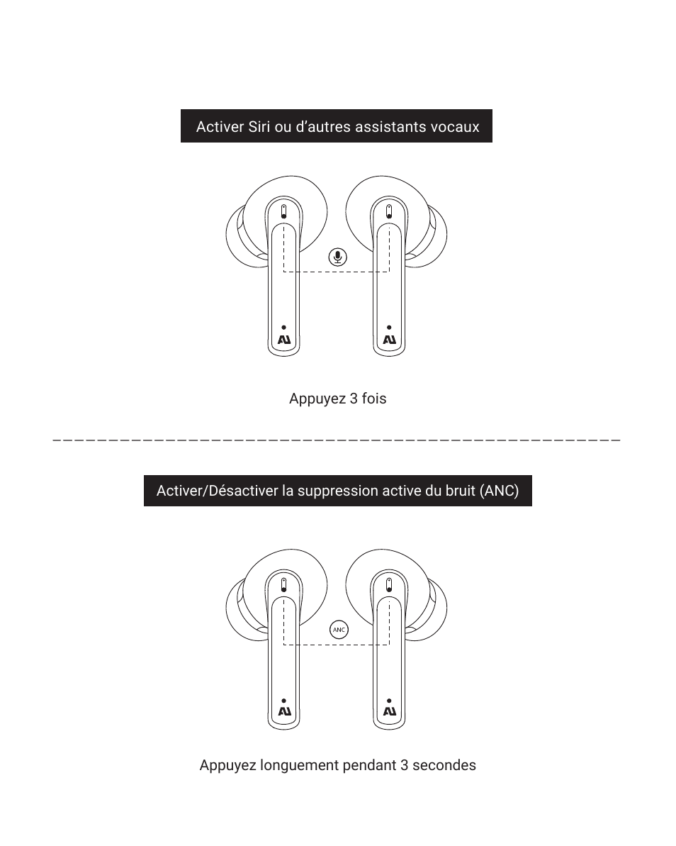 Ausounds AU-Frequency ANC Noise-Canceling True Wireless Headphones (Tiffany) User Manual | Page 17 / 82