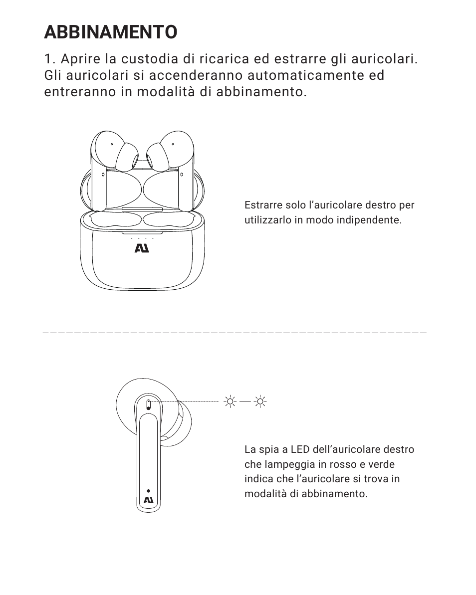 Abbinamento | Ausounds AU-Frequency ANC Noise-Canceling True Wireless Headphones (Tiffany) User Manual | Page 28 / 82