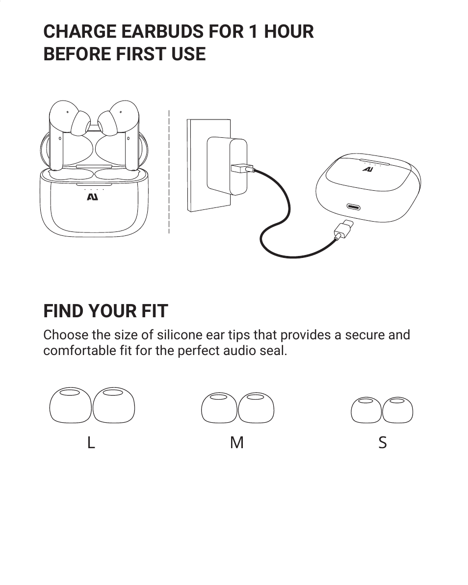 Ausounds AU-Frequency ANC Noise-Canceling True Wireless Headphones (Tiffany) User Manual | Page 3 / 82