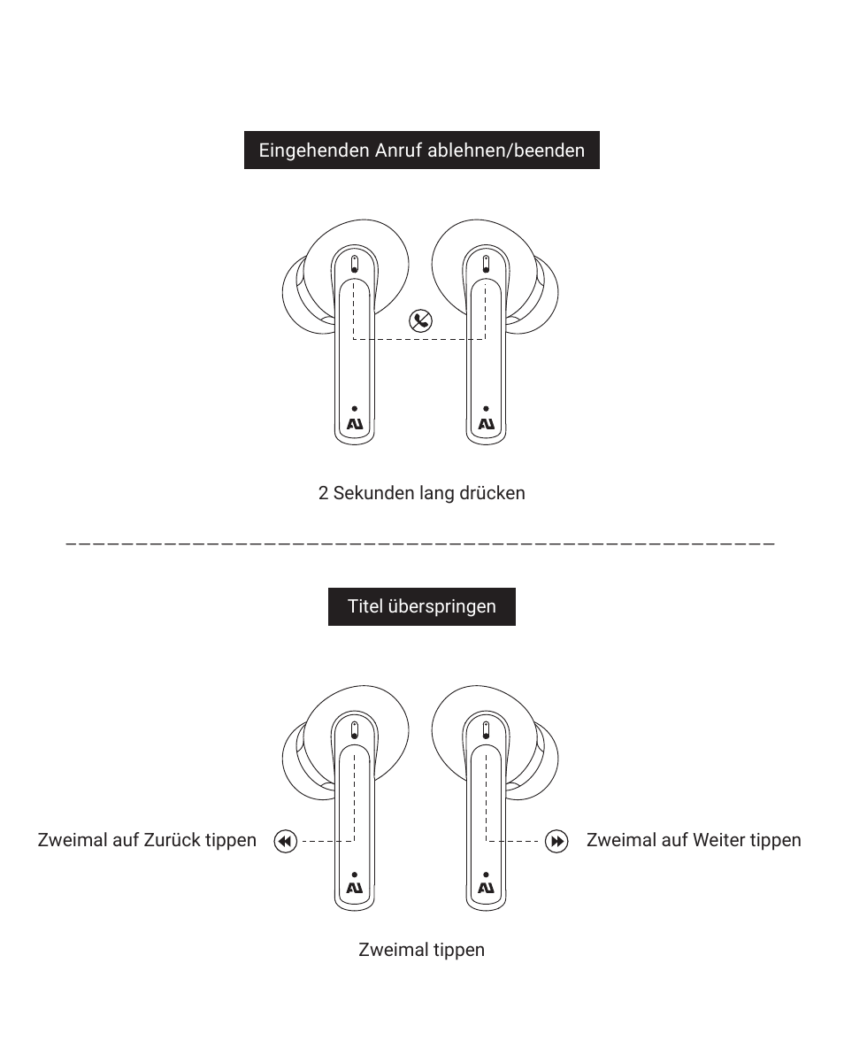 Ausounds AU-Frequency ANC Noise-Canceling True Wireless Headphones (Tiffany) User Manual | Page 40 / 82