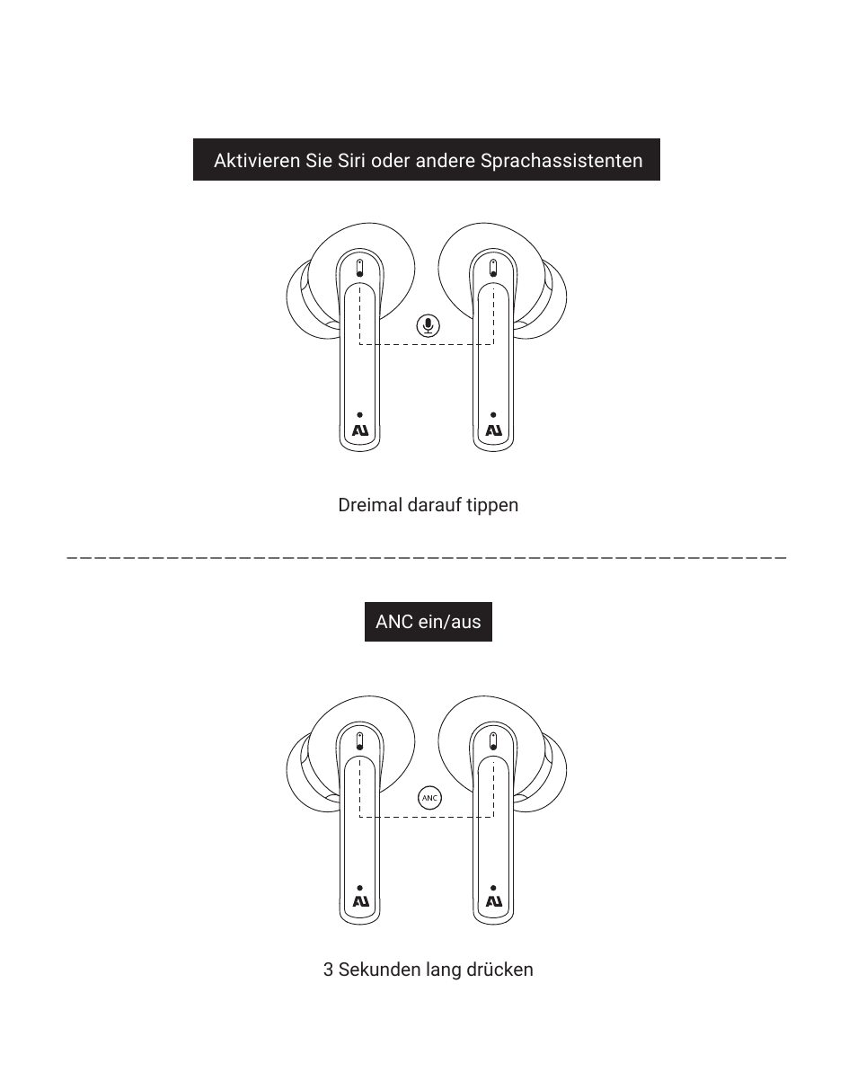 Ausounds AU-Frequency ANC Noise-Canceling True Wireless Headphones (Tiffany) User Manual | Page 41 / 82