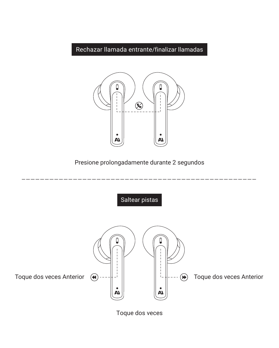 Ausounds AU-Frequency ANC Noise-Canceling True Wireless Headphones (Tiffany) User Manual | Page 48 / 82