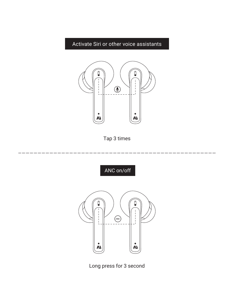 Ausounds AU-Frequency ANC Noise-Canceling True Wireless Headphones (Tiffany) User Manual | Page 9 / 82