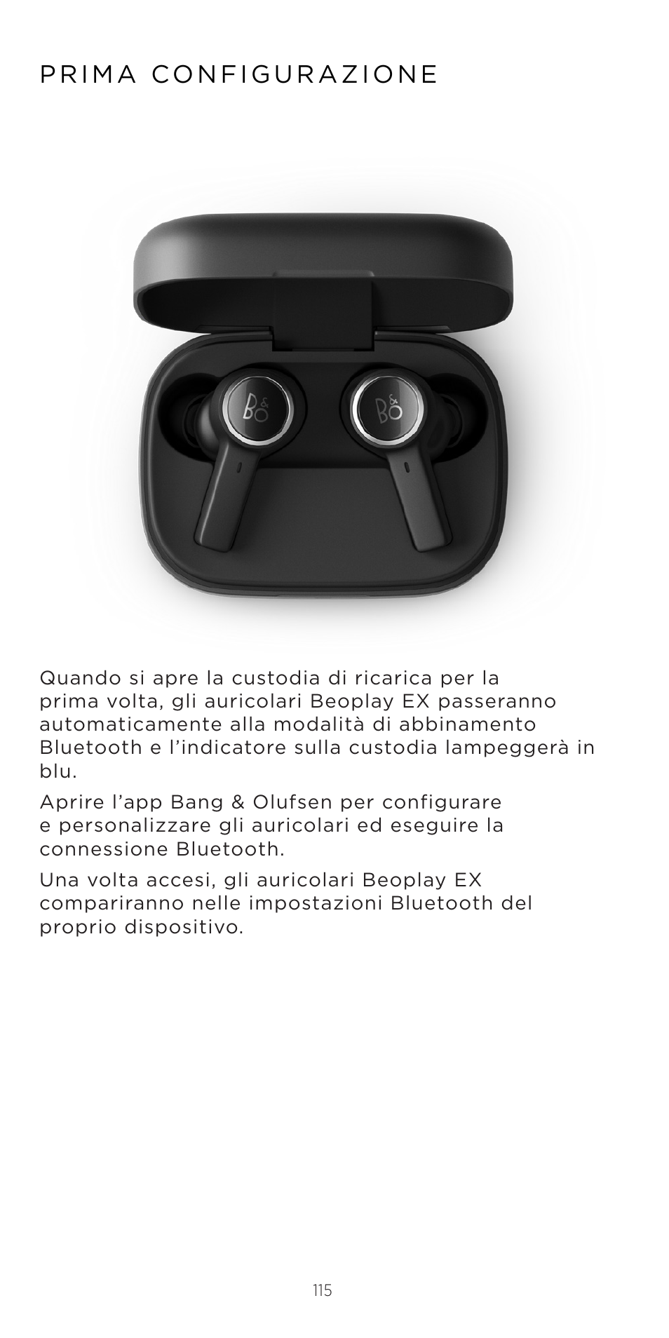 Bang & Olufsen Beoplay EX Noise-Canceling True Wireless In-Ear Headphones (Anthracite Oxygen) User Manual | Page 116 / 212