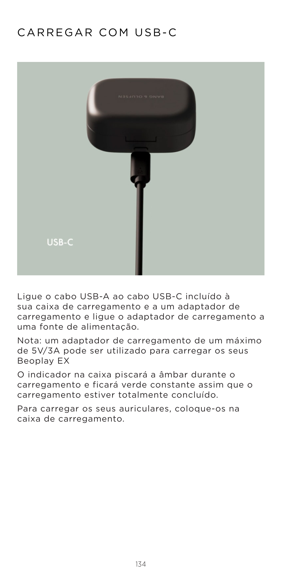 Bang & Olufsen Beoplay EX Noise-Canceling True Wireless In-Ear Headphones (Anthracite Oxygen) User Manual | Page 135 / 212