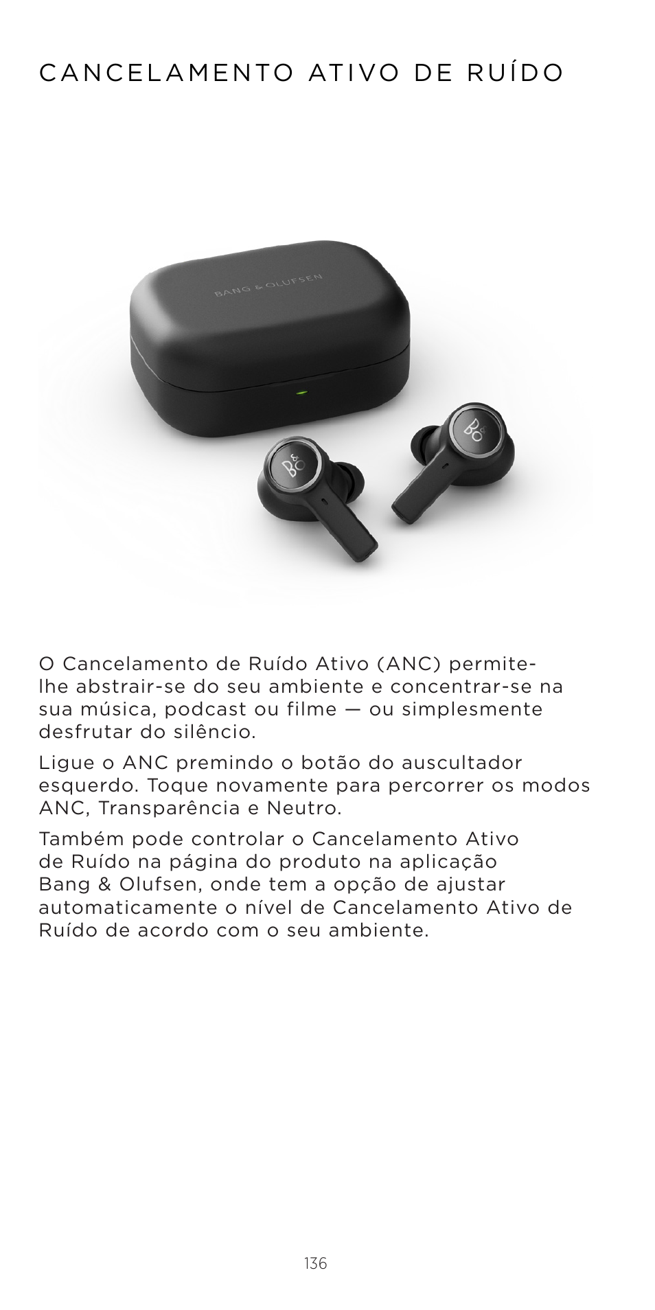 Bang & Olufsen Beoplay EX Noise-Canceling True Wireless In-Ear Headphones (Anthracite Oxygen) User Manual | Page 137 / 212