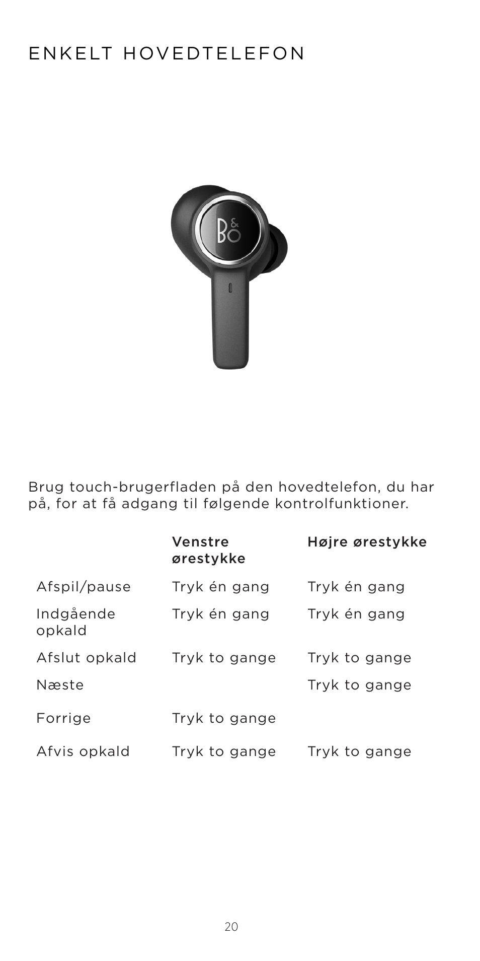 Bang & Olufsen Beoplay EX Noise-Canceling True Wireless In-Ear Headphones (Anthracite Oxygen) User Manual | Page 21 / 212