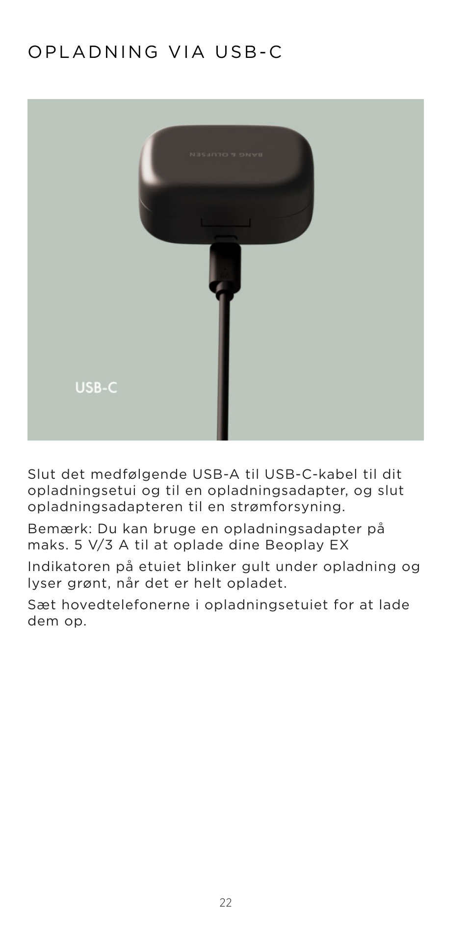 Bang & Olufsen Beoplay EX Noise-Canceling True Wireless In-Ear Headphones (Anthracite Oxygen) User Manual | Page 23 / 212