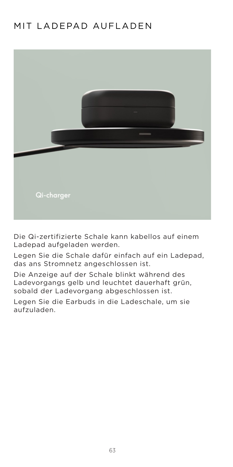 Bang & Olufsen Beoplay EX Noise-Canceling True Wireless In-Ear Headphones (Anthracite Oxygen) User Manual | Page 64 / 212