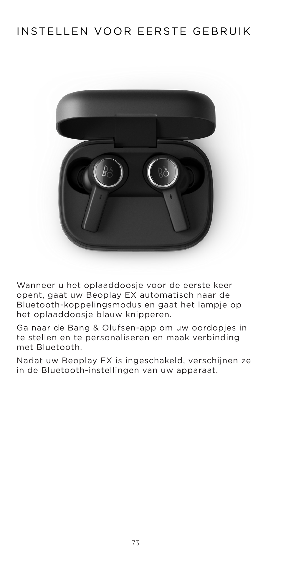 Bang & Olufsen Beoplay EX Noise-Canceling True Wireless In-Ear Headphones (Anthracite Oxygen) User Manual | Page 74 / 212