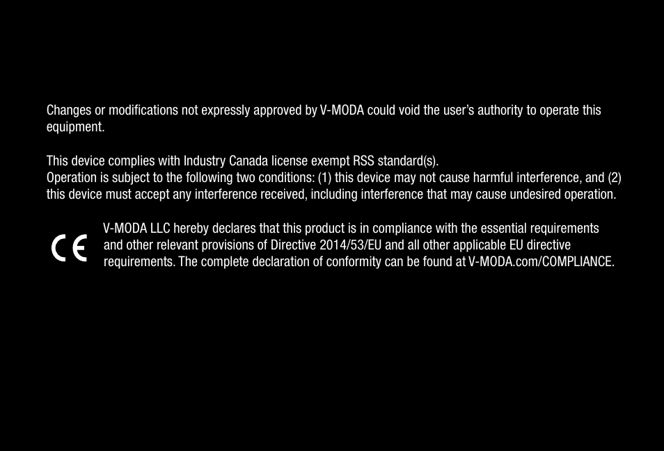 V-MODA Crossfade 2 Wireless Rolling Stones Edition Headphones (Matte Black, No Filter) User Manual | Page 25 / 28