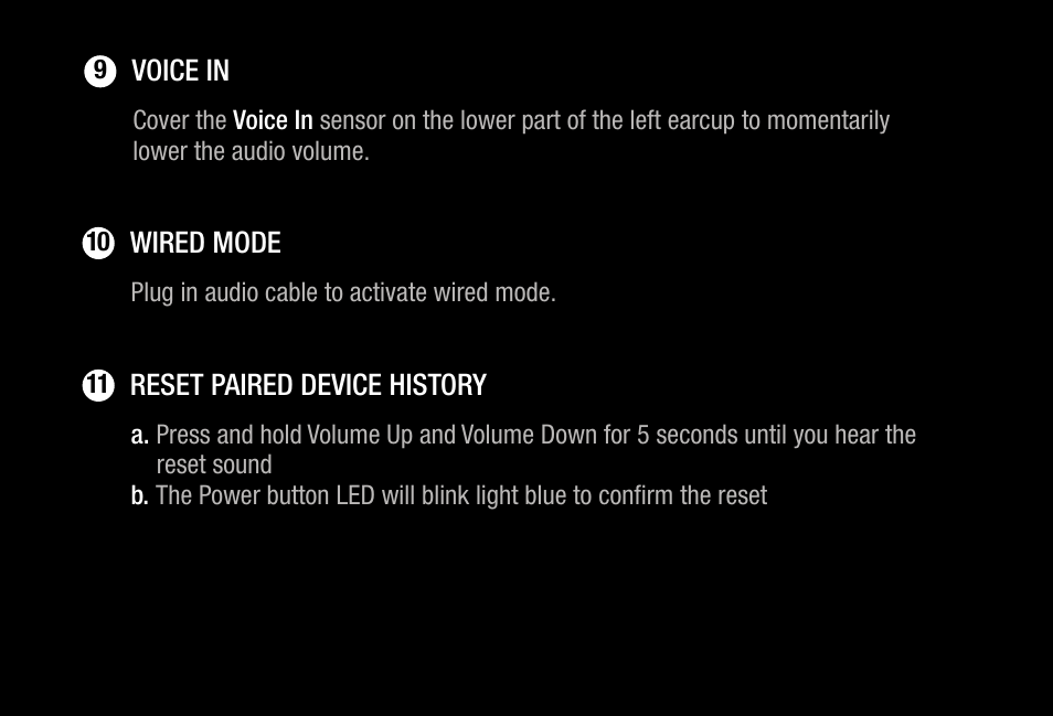 V-MODA M-200 Noise-Canceling Wireless Over-Ear Headphones User Manual | Page 15 / 26