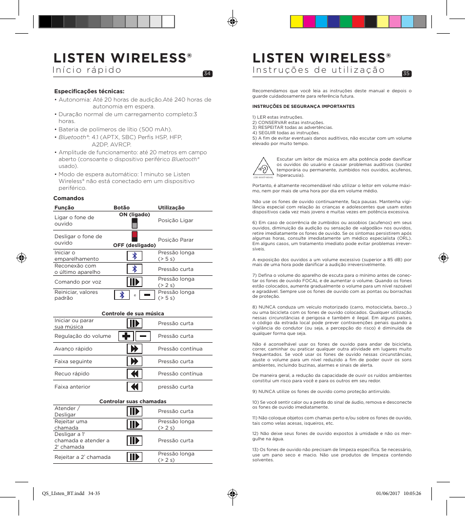 Listen wireless | Focal Listen Wireless Over-Ear Headphones (Black) User Manual | Page 18 / 37