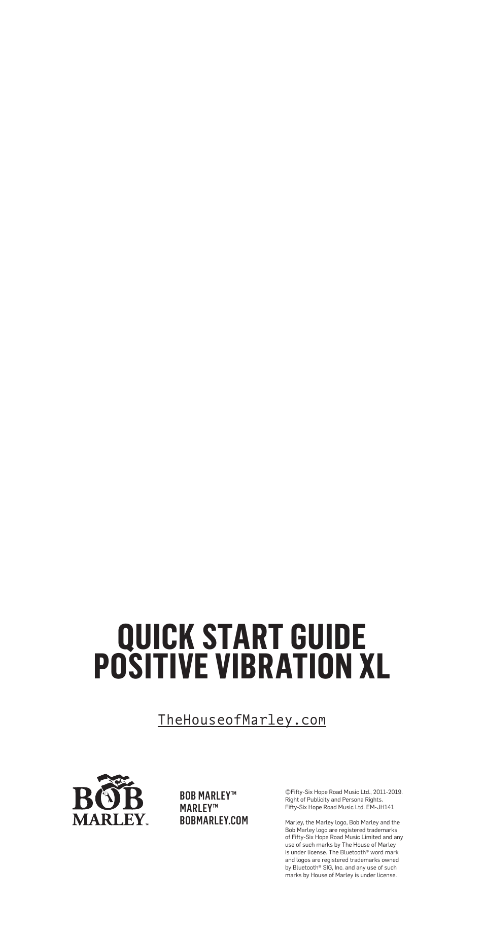 Quick start guide positive vibration xl | House of Marley Positive Vibration XL Noise-Canceling Wireless Over-Ear Headphones (Copper) User Manual | Page 7 / 24