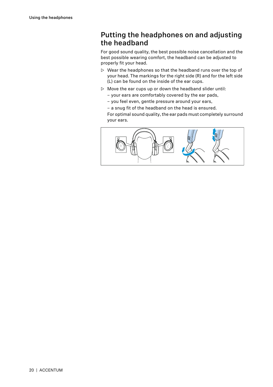 Sennheiser ACCENTUM Over-Ear Wireless Headphones (Black) User Manual | Page 20 / 40
