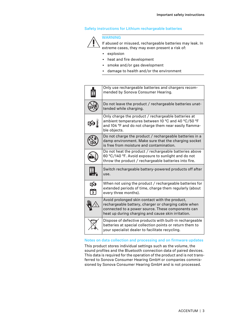 Sennheiser ACCENTUM Over-Ear Wireless Headphones (Black) User Manual | Page 3 / 40