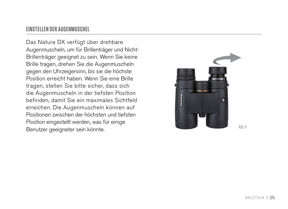 Celestron 10x42 Nature DX Binoculars (Black) User Manual | Page 27 / 52