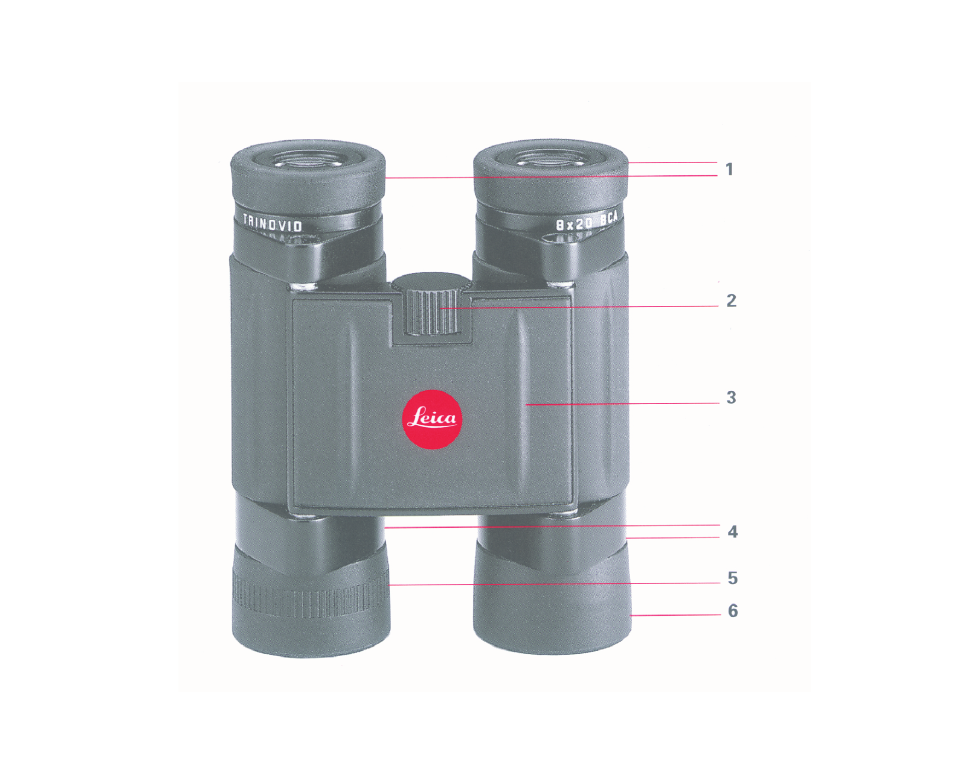 LEICA 10x25 Trinovid BCA Binoculars User Manual | Page 2 / 20
