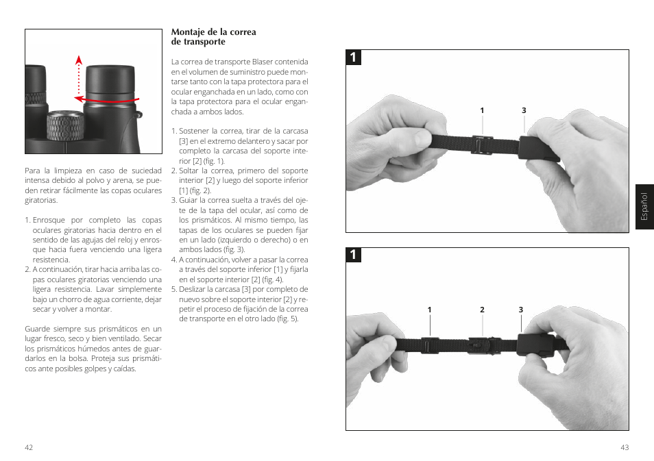 Blaser 10x42 Primus Binoculars User Manual | Page 22 / 33