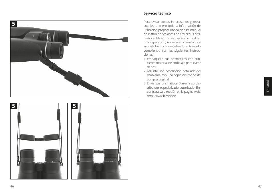 Blaser 10x42 Primus Binoculars User Manual | Page 24 / 33