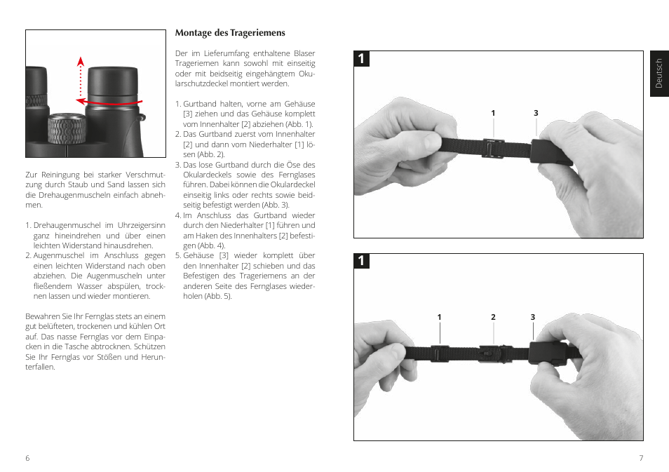 Blaser 10x42 Primus Binoculars User Manual | Page 4 / 33