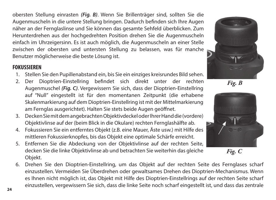 Bushnell 8x56 Trophy Xtreme Binoculars (Green) User Manual | Page 24 / 36