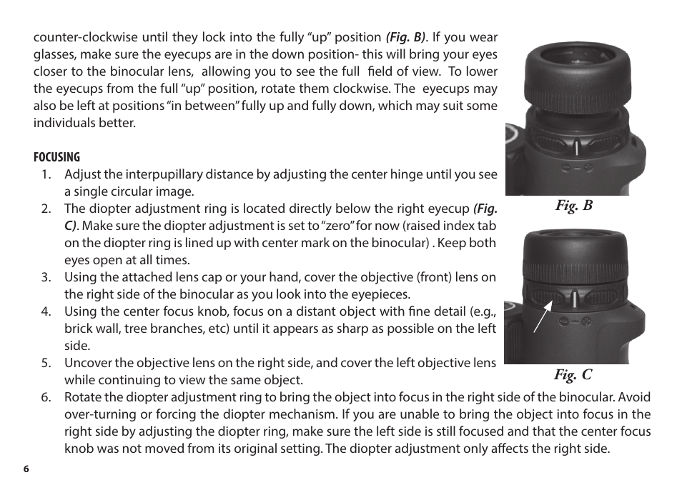 Bushnell 8x56 Trophy Xtreme Binoculars (Green) User Manual | Page 6 / 36