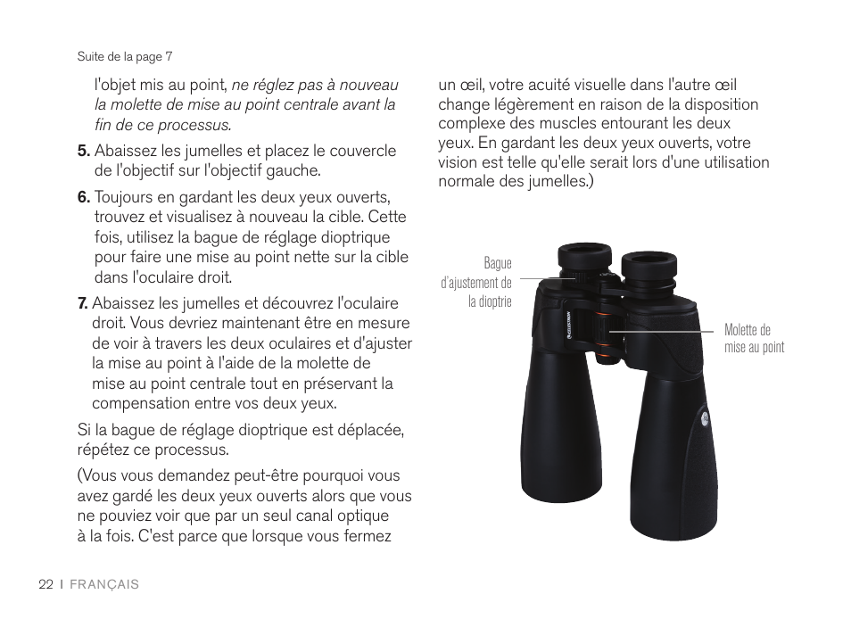 Celestron 7x50 SkyMaster Pro ED Binoculars User Manual | Page 22 / 72